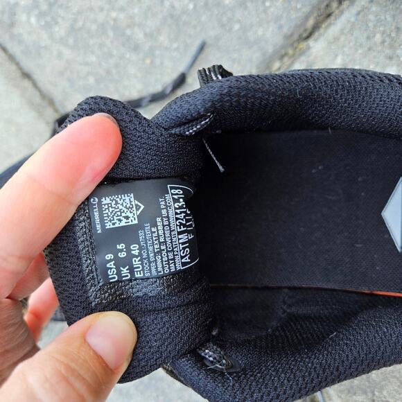 Merrell women's 9 shoes Work Fullbench J17532 Safety toe - Picture 8 of 9